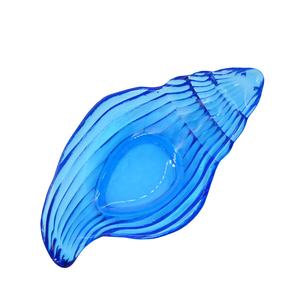 Série océan plat en <span class=keywords><strong>verre</strong></span> fait à la main assiettes en <span class=keywords><strong>verre</strong></span> de couleur bleue plat en <span class=keywords><strong>verre</strong></span> décoratif pour la fête - Product Image 4