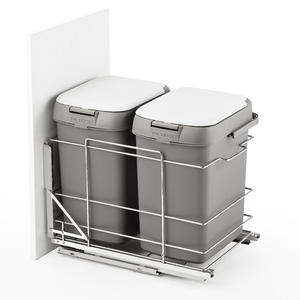 Unihopper Wholesale maker Press Open litter, can pull out the Cabinet plastic kitchen waste bin litter - Product Image 2