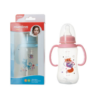 Mumlove-biberones de alimentación de arco Pp para bebé, biberones bonitos baratos con escala de 180 Ml, venta al por mayor - Product Image 2