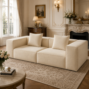 Divano Componibile Modulare ad Alta Densità con Coperture Lavabili per Soggiorno - Product Image 3