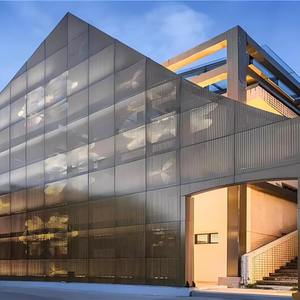 Panneaux de mur rideau modernes en aluminium anodisé anti-corrosion pour la décoration intérieure des centres commerciaux - Product Image 4