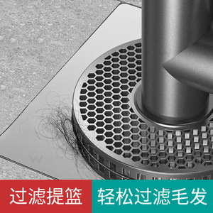 Connecteur de tuyau de vidange pour machine à laver Mubin, en ABS, anti-odeur, avec couvercle en T pour système de drainage de sèche-linge de salle de bain - Product Image 3