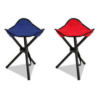Chaise de Camping en plein air, étanche, Portable, transport de pêche, tabouret pliable triangulaire en métal