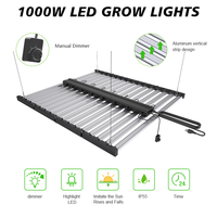 2022 1000 w 16 bars lampe de croissance led avec deux interrupteurs 660 watt 860w 1000 watt lampe de croissance verticale à spectre complet pour l'intérieur
