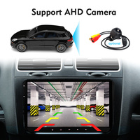 Radio Android layar sentuh 9 inci, navigasi otomatis Android layar besar mesin terintegrasi navigasi GPS untuk Volkswagen
