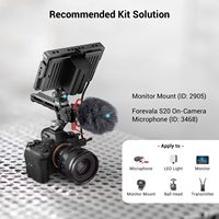 SmallRig Poignée supérieure NATO Lite avec griffe porte-accessoire, poignée de caméra portable pour la prise de vue, compatible avec les cages de caméra Sony, Canon, Nikon 3766