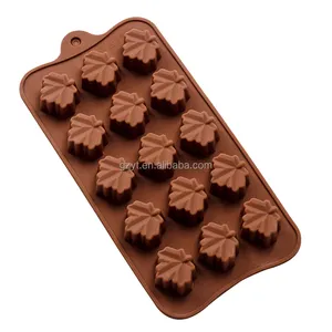 Ustensiles de cuisine gâteau Silicone bonbons moule 3D chocolat Fondant pâtisserie Silicone marron moules gâteau outils Vase moules Silicone sac - Product Image 1