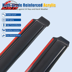 Pare-soleil de fenêtre en acrylique pour GMC Terrain 18-24, déflecteur de pluie pour portes latérales - Product Image 4