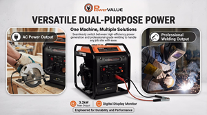 <span class=keywords><strong>Generador</strong></span> de Soldadura Ecológico Refrigerado por Aire Power Value de 3.5KW con Arranque por Retroceso, Inversor de Gasolina Monofásico 220V 50HZ 6H - Product Image 4