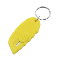 Ouvre-lettres personnalisés promotionnels ouvre-lettres en plastique pour la vente en gros boîte couteau porte-clés porte-clés