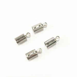 Boucle de bijoux en acier inoxydable, clip pour cordon de 4 mm, sans nickel, pour connecteur de bracelet ou collier - Product Image 3