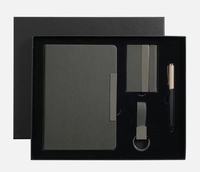 Carnet de notes A5 à couverture souple, stylo métallique, porte-cartes de visite, porte-clés, coffret cadeau d'entreprise de luxe pour le Nouvel An, la fête des pères, les employés