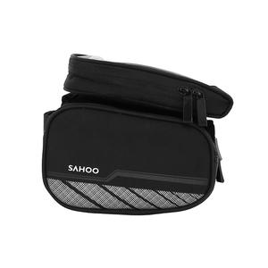 SAHOO <span class=keywords><strong>Sacoche</strong></span> de téléphone pour <span class=keywords><strong>cadre</strong></span> de <span class=keywords><strong>vélo</strong></span> à écran tactile 1,8 L, <span class=keywords><strong>sacoche</strong></span> de <span class=keywords><strong>smartphone</strong></span> pour <span class=keywords><strong>cadre</strong></span> avant, sangle Velcro amovible OEM pour maintien du téléphone - Product Image 4