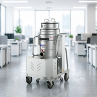 Aspirateur industriel sans fil DPS pour sols humides et secs avec seaux supérieur et inférieur