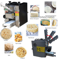 Machine à fabriquer des chapatis commerciale entièrement automatique, machine industrielle à faire des rotis, machine à faire des enveloppes de dumplings, maquina para hacer tortillas