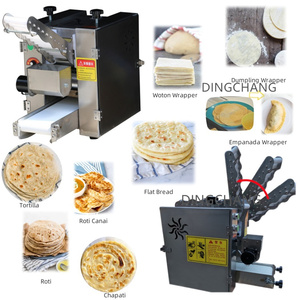 Machine à fabriquer des chapatis commerciale entièrement automatique, machine industrielle à faire des rotis, machine à faire des enveloppes de dumplings, maquina para hacer tortillas - Product Image 5