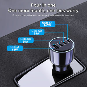 อะแดปเ<span class=keywords><strong>ต</strong></span>อร์<span class=keywords><strong>ชาร์จ</strong></span>ในรถยน<span class=keywords><strong>ต</strong></span>์สำหรับ starline PD3.1 140W 100W ที่ชาร์จในรถยน<span class=keywords><strong>ต</strong></span>์ช่องเสียบ USB Type-C อะแดปเ<span class=keywords><strong>ต</strong></span>อร์<span class=keywords><strong>ชาร์จ</strong></span> PD คู่ชาร์จซุปเปอร์<span class=keywords><strong>ชาร์จ</strong></span> QC3.0ที่ชาร์จ<span class=keywords><strong>แบ</strong></span><span class=keywords><strong>ต</strong></span>เตอร์รี่ในรถยน<span class=keywords><strong>ต</strong></span>์ - Product Image 2