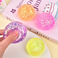 Penghilang Stres Super Glitter Squishy Dumpling Dengan Alat Pengukus, Lembut, Bisa Diremas, Hadiah Anak, Laris Manis, Squishy Dumpling