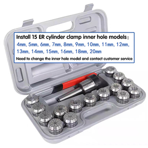 ชุดหัวจับดอกกัดมอร์ส LWEIER สำหรับเครื่องกัด MT3/4/5 พร้อมหัวจับแบบ Morse Taper ER32 เหมาะสำหรับเครื่องเจาะและเครื่องกัด - Product Image 1