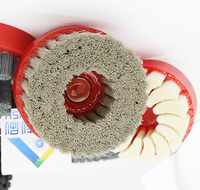 Brosse à disque ronde multifonctionnelle en oxyde d'aluminium, outil industriel pour le débavurage de tubes et l'élimination de la poussière, qualité DIY, personnalisable OEM
