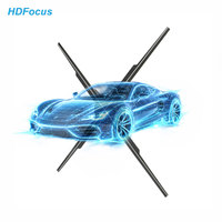 Pantalla Holográfica Inteligente 3D HDFocus de 65 cm, 5000 Nits de Alto Brillo, Sonido Bluetooth, Control Remoto, Gestión en la Nube, Control por Aplicación WiFi, Ventilador