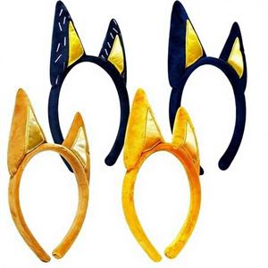 VENTA AL POR MAYOR H.E.R. Accesorios Oficiales con Licencia para Fiesta de Cumpleaños Azul, 4 Piezas, Disfraz de Orejas de Animal, Diadema de Felpa Suave, Talla Única - Product Image 1