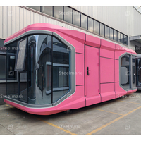 Support personnalisé mobile modulaire espace préfabriqué maison capsule maisons avec chambre et salle de bain