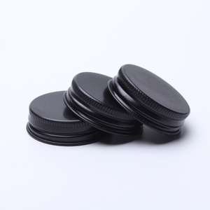 Tapas de Aluminio Negras/Doradas/Plateadas para Frascos y Botellas de 38-89 mm, Venta Directa de Fábrica, Logotipo Personalizado Disponible para Suplementos - Product Image 1