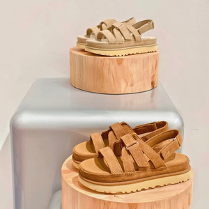 Sandalias de Cuero para Oficina con Plataforma y Suela Gruesa, Tipo <span class=keywords><strong>Uggs</strong></span>, para Mujer, Antideslizantes, para Verano, Precio de Fábrica al por Mayor - Product Image 3
