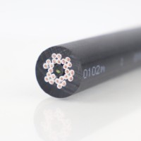 Câble de convoyeur à âme en cuivre haute flexibilité, gaine en PVC, modèle NBR-JTV 24*0.8, marque LIBIN -40C~+105C