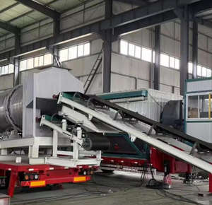 مصنع خلط الأسفلت المتنقل - مع حاوية ركام أرضية متحركة وخزان أسفلت - Product Image 5