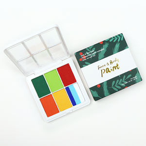 GP ชุดสีทาร่างกายสำหรับใบหน้า6สีประกายแวววาวสำหรับวันฮาโลวีนคริสต์มาสสำหรับเด็ก - Product Image 3