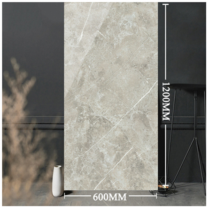 Carrelage mural et de sol en porcelaine argentée de style moderne, revêtement de sol <span class=keywords><strong>stratifié</strong></span> en pierre avec fonction pare-feu - Product Image 1