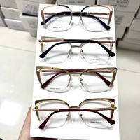 Montures optiques en métal de qualité supérieure, stock prêt à être expédié, liquidation de stock, mélange de métal, montures optiques en métal tendance pour unisexe