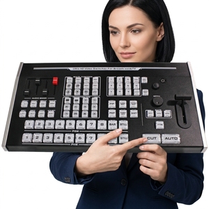 Mezclador de Producción en Vivo de 8 Canales 4K para Radiodifusión, Televisión, Deportes, Iglesia, Estudio, OB VAN con Grabación SSD - Product Image 1
