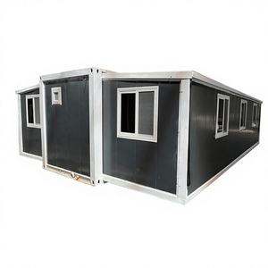 Maison préfabriquée de haute qualité en acier pliable de 20x40 pieds avec chambre, bar et salle à manger, personnalisée pour villa - Product Image 1
