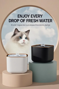Distributeur d'eau pour animaux domestiques OEM en plastique avec filtration automatique et circulation d'eau pour chiens et chats - Product Image 6