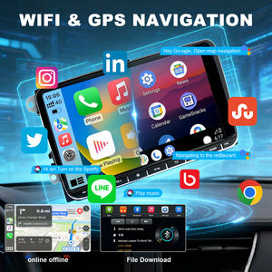 Estéreo para Auto para Todos los Modelos, <span class=keywords><strong>Radio</strong></span> Estéreo para Auto de 9 Pulgadas. Para Passat B6 2007-2011, Navegación GPS, 2+32G, CarPlay, 2gb+64gb - Product Image 1