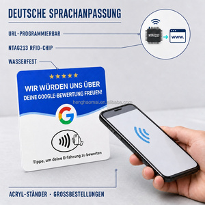 Carta Personalizzata per Recensioni Positive su Google in Lingua Italiana, Realizzata in Materiale Acrilico, Impermeabile e Resistente alle Macchie - Product Image 5