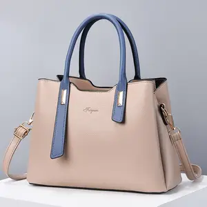 2024 New China Supplier Bag Casual Tote Bag Ladies Soft Pu Luxury Shoulder Bag