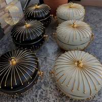 Ensemble de réchauds alimentaires de haute qualité 3 pièces (3,5 L/4,5 L/5,5 L) pour la mode arabe 2026 – Nouveauté très prisée – Ensemble de casseroles isothermes et de marmites à fondue