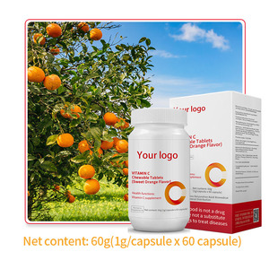 วิตามินซีแบบเม็ดเคี้ยว รสส้ม 1000 มก. ช่วยให้ผิวขาวกระจ่างใส สำหรับผู้ใหญ่และวัยรุ่น - Product Image 2