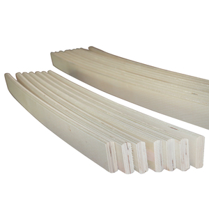 Высококачественная изогнутая деревянная кровать из тополя, изогнутая подставка для детали наклонной кровати - Product Image 5