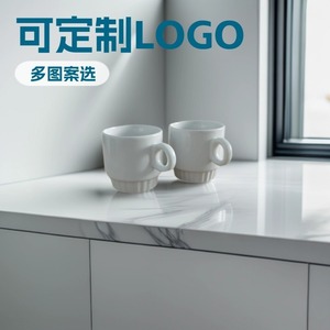 White <b>Ceramic</b> Coffee Mug With Handle Microwave Safe For Home Office Use Spring 2013 Domestic Trade Superior Quality - Product Image 5