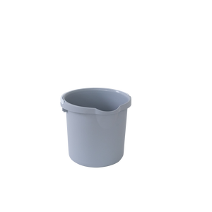 Cubo Redondo Portátil de PP de 10 L Verde con Asa para Limpieza y Almacenamiento - Product Image 2