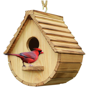 Casetta per Uccelli da Esterno <span class=keywords><strong>in</strong></span> <span class=keywords><strong>Legno</strong></span> - Offerta Speciale: Casetta Sospesa per Bluetti, Fringuelli, Cardinali - Perfetta per il Giardino e l'Osservazione - Product Image 1