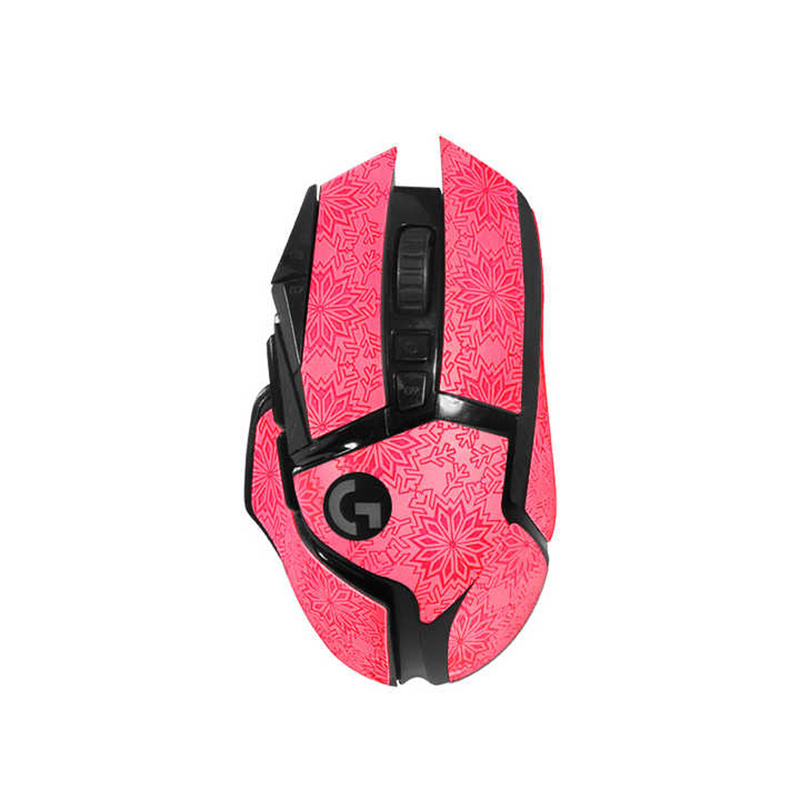1pcs tout compris souris autocollant-Rose neige motif