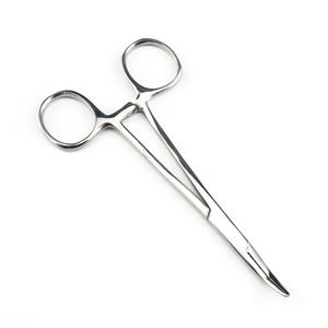 Pinces hémostatiques en acier inoxydable de 12,5 cm à 24 cm, à tête droite et courbée, ciseaux de toilettage pour animaux de compagnie, antibactériens - Product Image 5