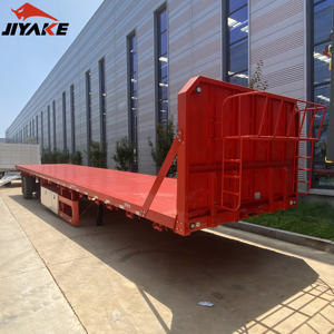 <span class=keywords><strong>Remorque</strong></span> à plateau plat chinoise à <span class=keywords><strong>2</strong></span> <span class=keywords><strong>essieux</strong></span>, à barre de traction extensible, avec déflecteur avant, promotionnelle - Product Image 4