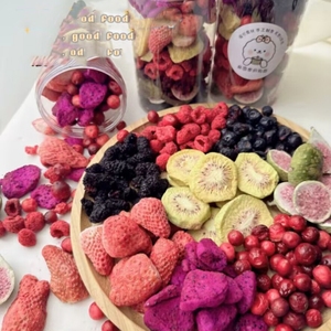 Fresas liofilizadas Arándanos Cranberries Pet <span class=keywords><strong>Treats</strong></span> Fruta liofilizada para gatos y perros - Product Image 2